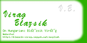 virag blazsik business card